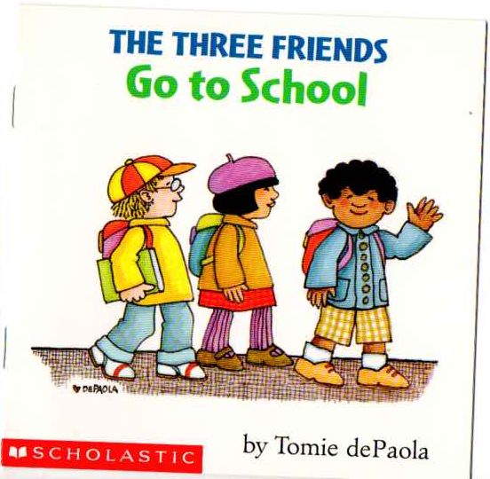 The three friends Go to School.  Книга + Аудиозапись!